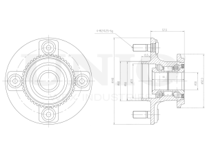 Rear hub (with ABS) photo