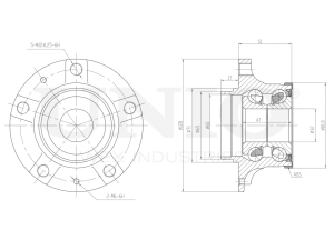 Rear hub (with ABS) photo