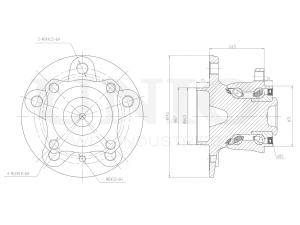 Rear hub (with ABS) photo