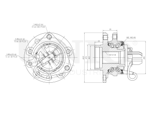 Front wheel hub (with ABS) photo