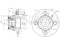 Rear hub (with ABS) thumb