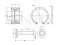 Front/rear wheel bearing kit (without ABS) thumb