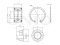 Front wheel bearing kit (without ABS) thumb