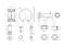 Front/rear wheel bearing kit (without ABS) thumb