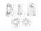Front wheel bearing kit (without ABS) thumb