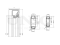 Front wheel bearing kit (without ABS) thumb