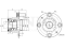 Rear hub (without ABS) thumb