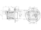 Rear hub (with ABS) thumb