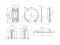 Front wheel bearing kit (without ABS) thumb