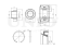 Front wheel bearing kit (without ABS) thumb