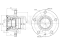 Rear hub (with ABS) thumb