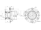 Front hub (with ABS) thumb