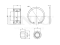 Front wheel bearing kit (without ABS) thumb
