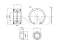 Front/rear wheel bearing kit (with ABS) thumb