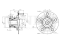 Front hub (with ABS) thumb