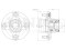 Rear hub (without ABS) thumb