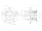 Rear hub (with ABS) thumb