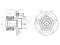 Front hub (with ABS) thumb