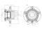 Front hub (without ABS) thumb