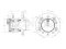 Rear wheel hub (with ABS) thumb