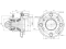 Rear hub (without ABS) thumb