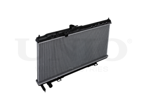 Engine cooling radiator photo
