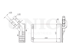 Радиатор отопителя photo
