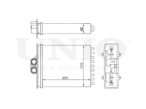 Радиатор отопителя photo