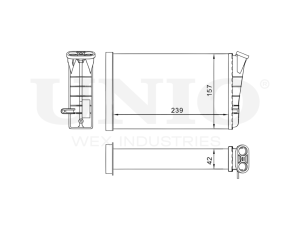 Радиатор отопителя photo