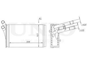 Радиатор отопителя photo