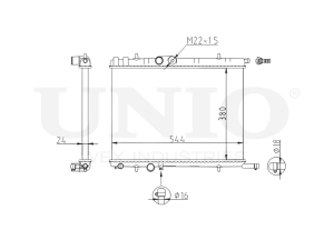 Радиатор охлаждения двигателя photo