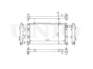 Радиатор охлаждения двигателя photo