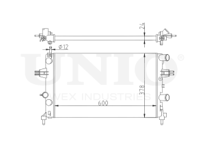 Радиатор охлаждения двигателя photo