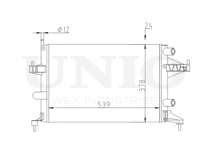 Радиатор охлаждения двигателя photo