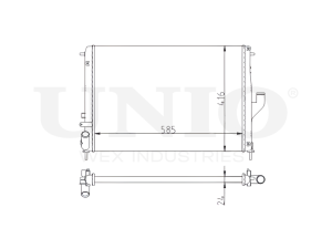 Радиатор охлаждения двигателя photo