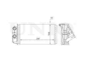 Радиатор отопителя photo