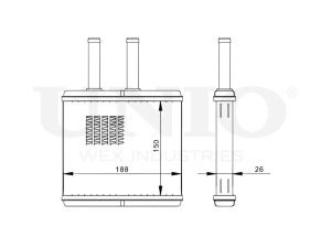 Радиатор отопителя photo