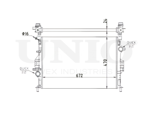 Радиатор охлаждения двигателя photo