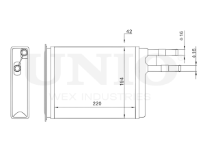 Радиатор отопителя photo