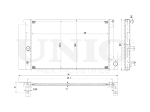 Радиатор охлаждения двигателя photo