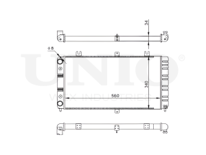 Радиатор охлаждения двигателя photo
