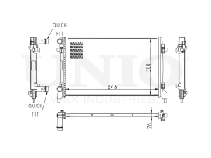 Радиатор охлаждения двигателя photo