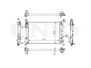 Радиатор охлаждения двигателя photo