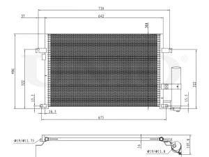 Air conditioning radiator photo