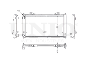 Радиатор охлаждения двигателя photo