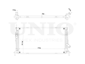 Радиатор охлаждения двигателя photo