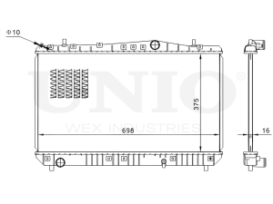 Радиатор охлаждения двигателя photo