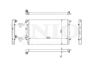 Радиатор охлаждения двигателя photo