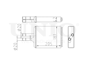 Радиатор отопителя photo