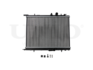 Engine cooling radiator photo